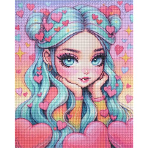 Amaris - Numixie Valentina - 40x50cm - Eckige Harzsteine – Bild 2