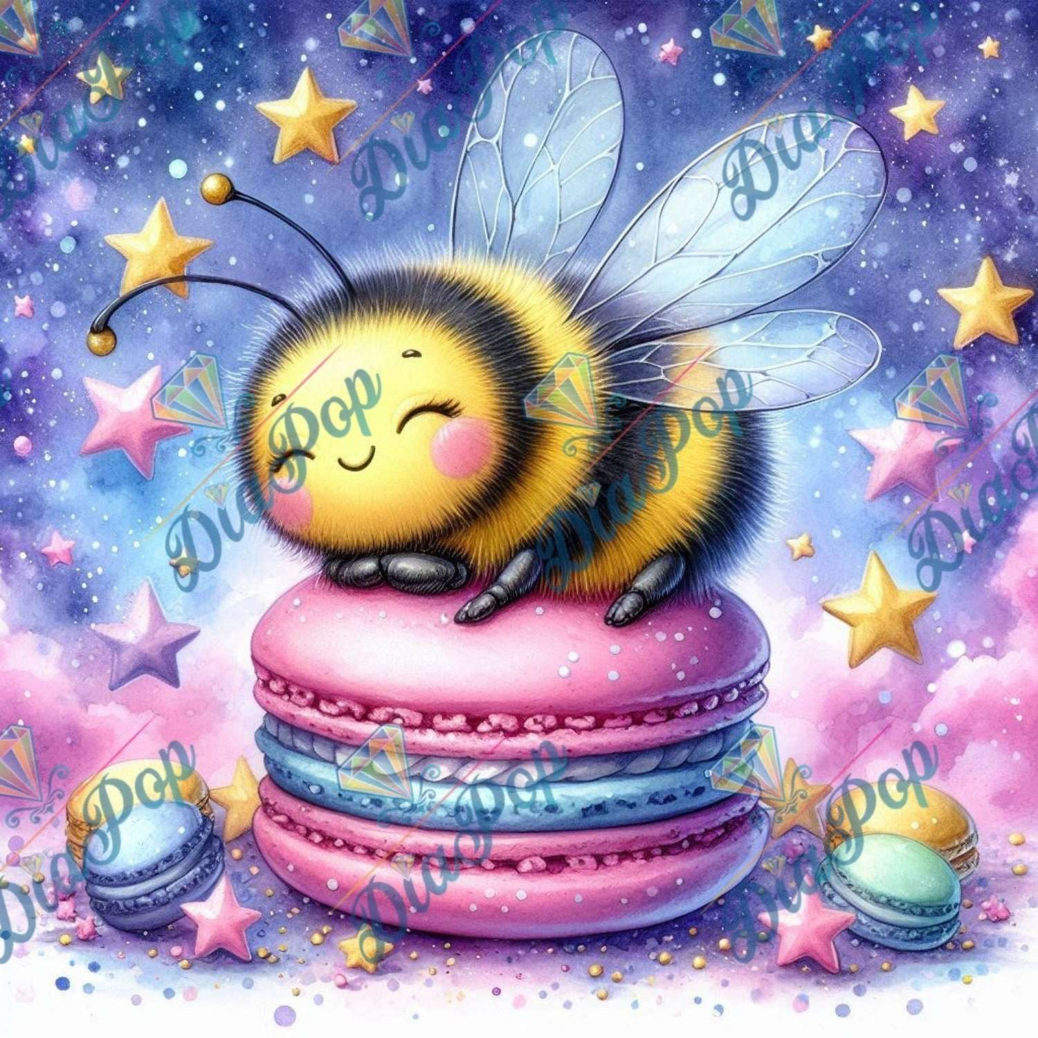 Tinkerangie - Sternenbiene auf Makaron-Wolke