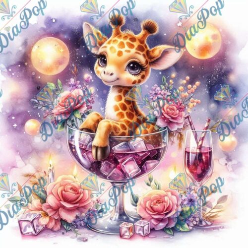 Tinkerangie - Giraffe im Cocktailglas