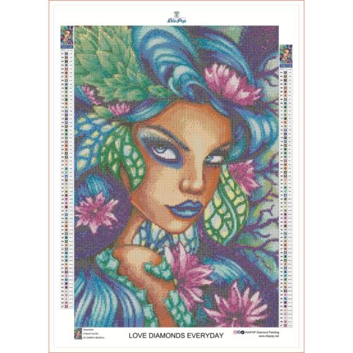 Kevin Teo'Art - Amandine - 40x59cm - Eckige Harzsteine – Bild 3