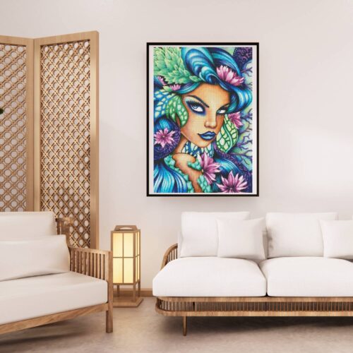 Kevin Teo'Art - Amandine - 40x59cm - Eckige Harzsteine – Bild 4