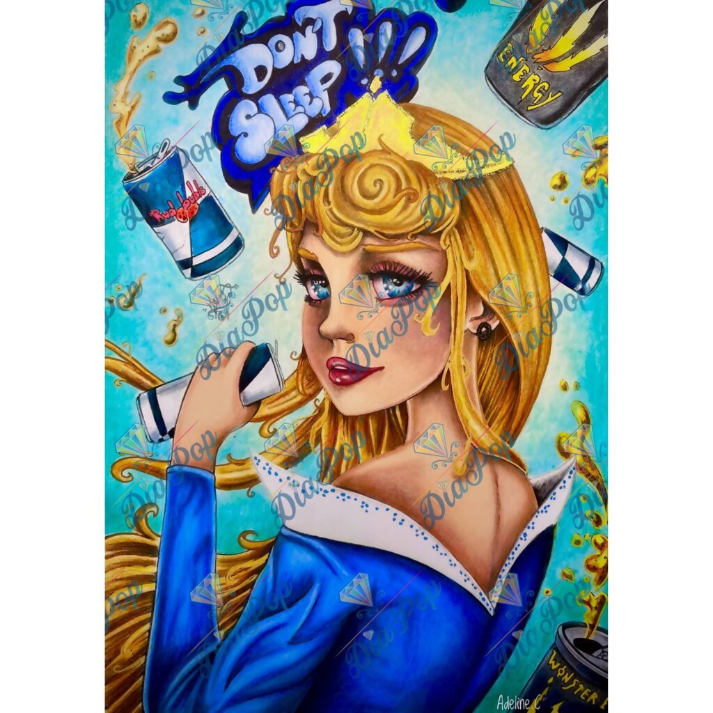 Kevin Teo'Art - Aurora - 45x64cm - Eckige Harzsteine