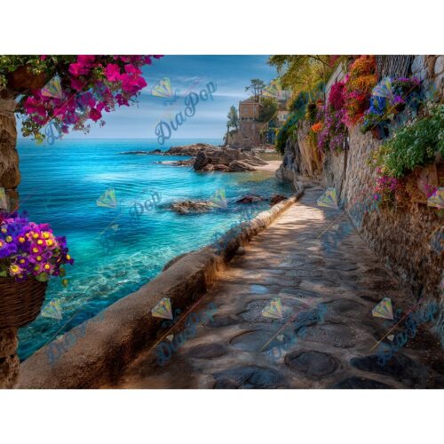 Elly_A.I - Am Rand des azurblauen Wassers