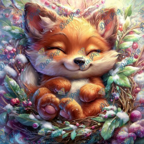 _sweet_loco_ai - Der Fuchs im Winterzaubernest