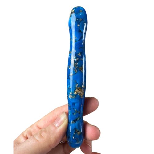 Ergo Stift "Blue Ocean Gold" - 12 Plastikaufsätze