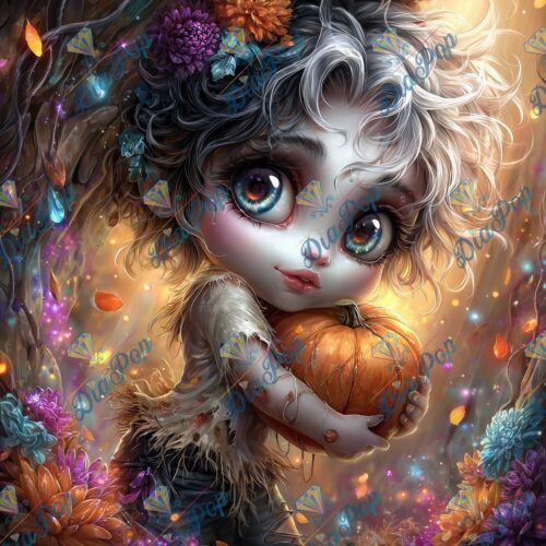 _sweet_loco_ai - Pumpkin Heart Child