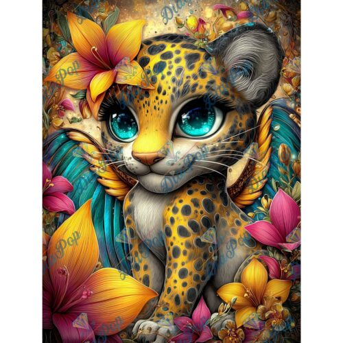 _sweet_loco_ai - Leopardenbaby mit Feenflügel