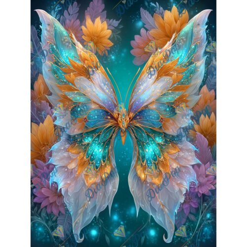 _sweet_loco_ai - Magischer Schmetterling aus Blüten & Licht