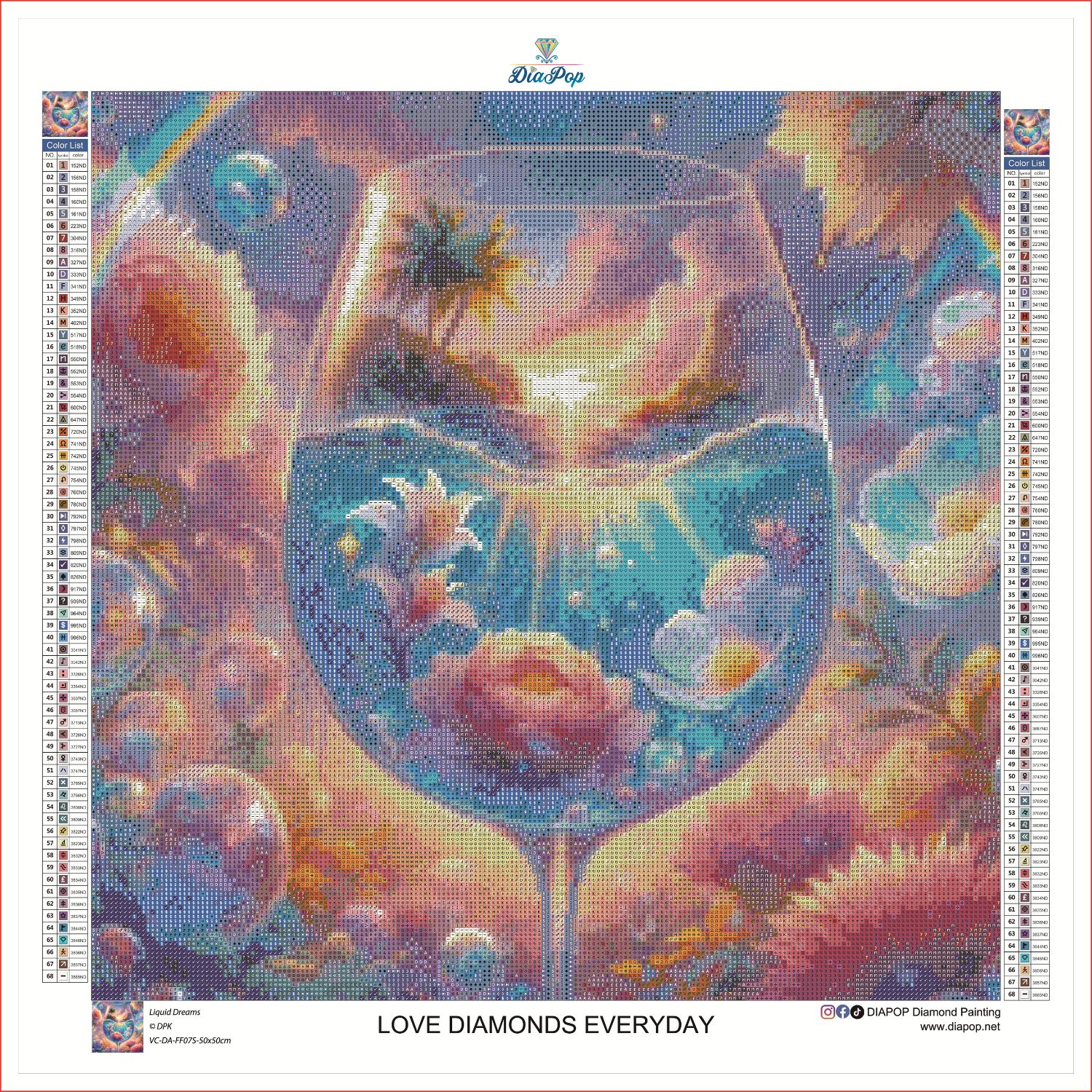 DPK - Liquid Dreams - 50x50cm - Full Fairy Dust – Bild 3