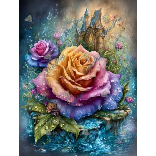 _sweet_loco_ai - Romantische Zauberrose