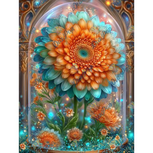 _sweet_loco_ai - Magische Blume im Glasdom