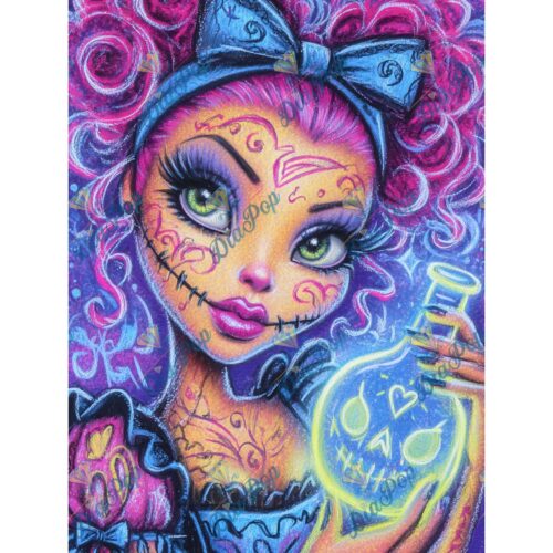 Elly_A.I - Gruselig-süße Voodoo-Puppe mit Zaubertrank