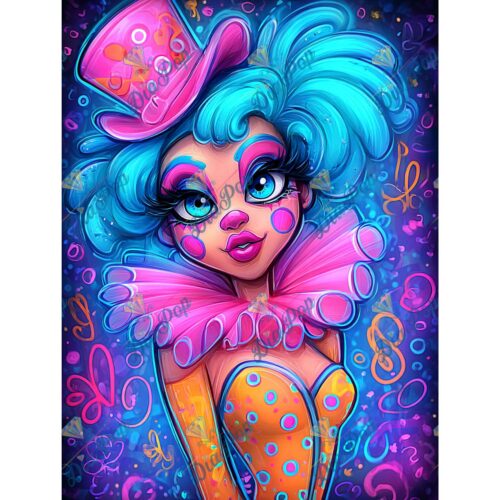 Elly_A.I - Neon Clown Girl
