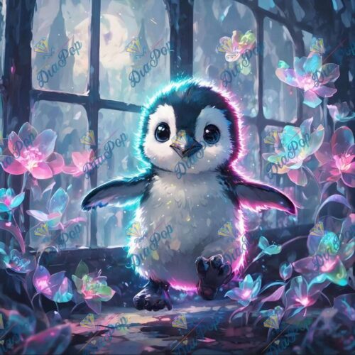 Tiki Diamonds - Mondblumen-Pinguinküken