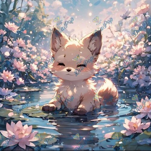 Tiki Diamonds - Der stille Fuchs im Blütenwasser