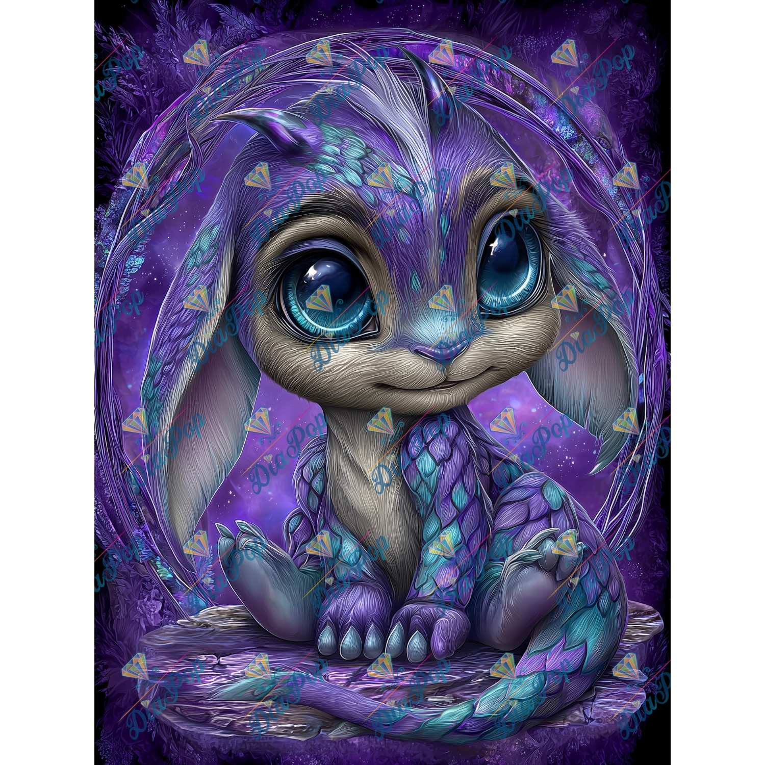 Diamond Painting sweet loco ai Mystic Moon Creature