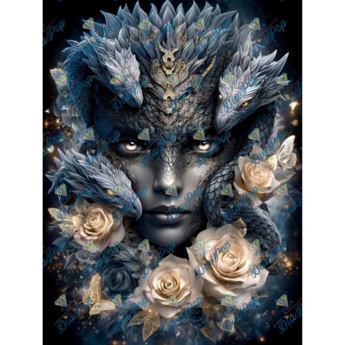 Diamond Painting _sweet_loco_ai - Dragon Empress – Königin der Schatten