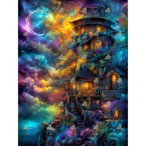 Diamond Painting _sweet_loco_ai - Magisches Turmhaus