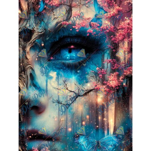 Diamond painting Seelenblick im Blütenwald sweet loco ai