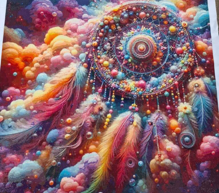 Große Diamond Paintings mit vielen Farben – warum sie realistischer aussehen