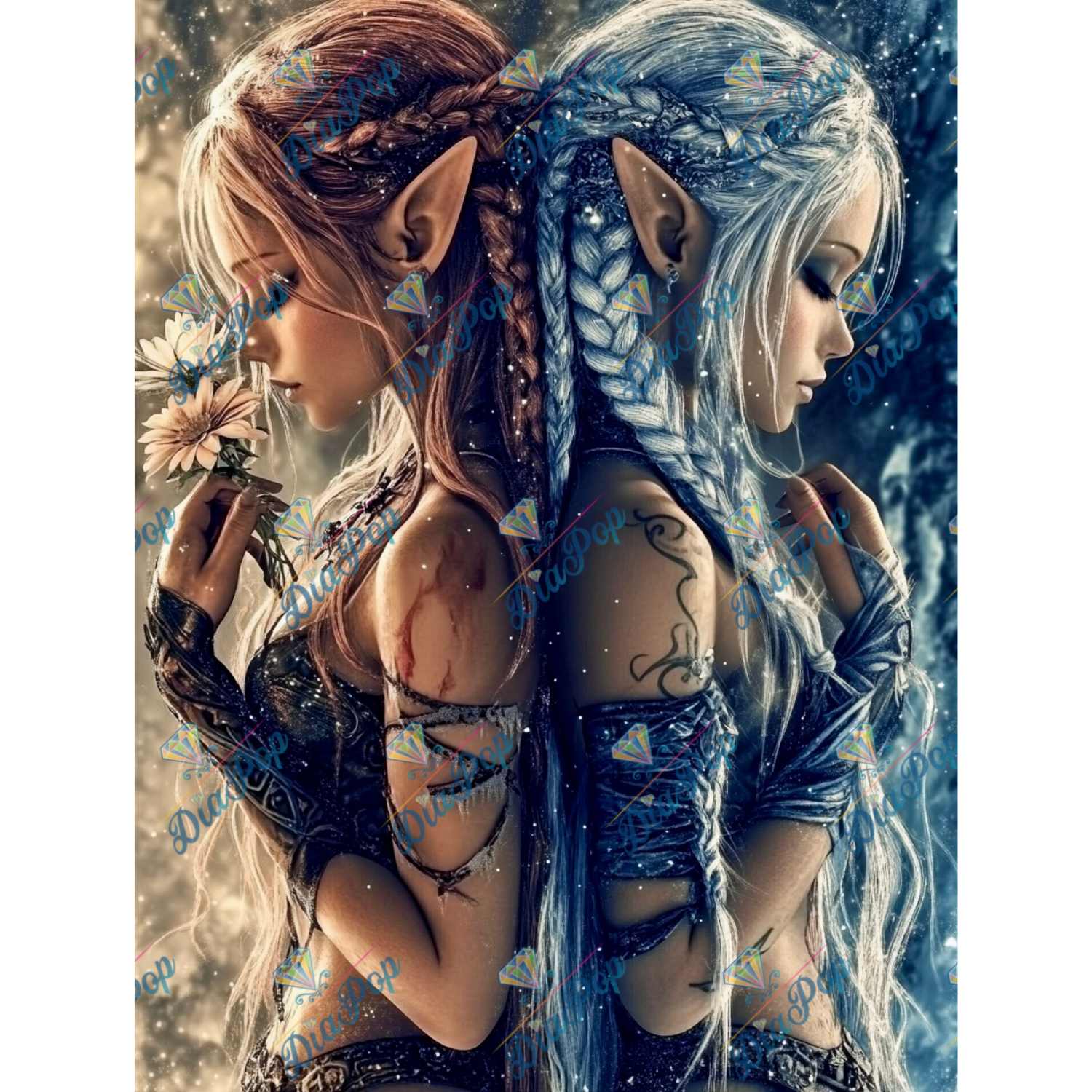 Elly_A.I - Dualseelen – Licht & Eis Elfen