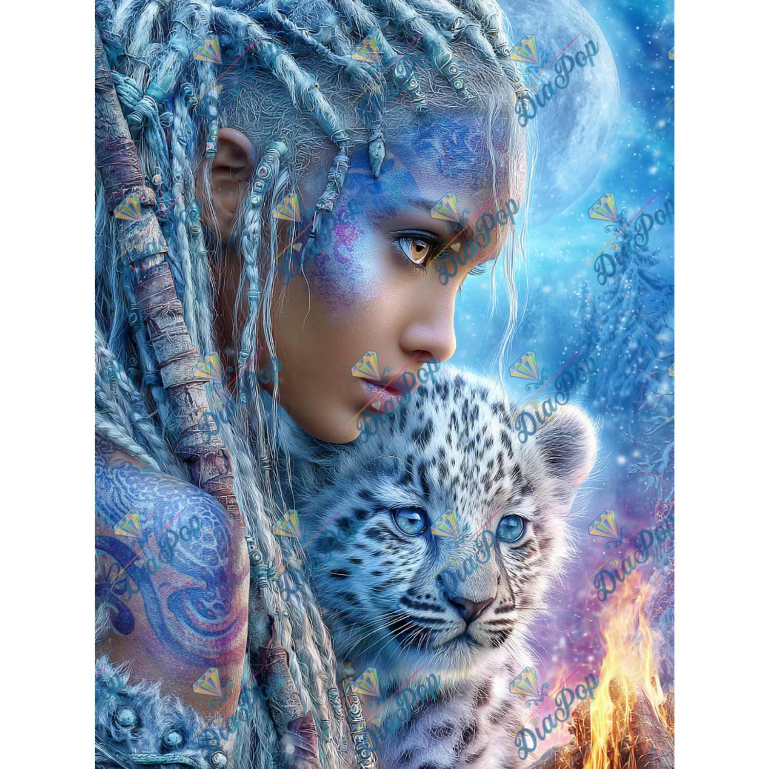 Elly_A.I - Eisprinzessin – Schneeleopard