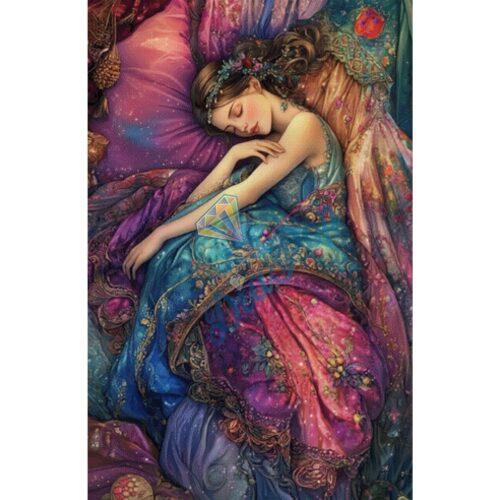 Diamond Painting XXL - Radio Painter Susi - Sleeping Beauty - 80x123cm - 289 Farben