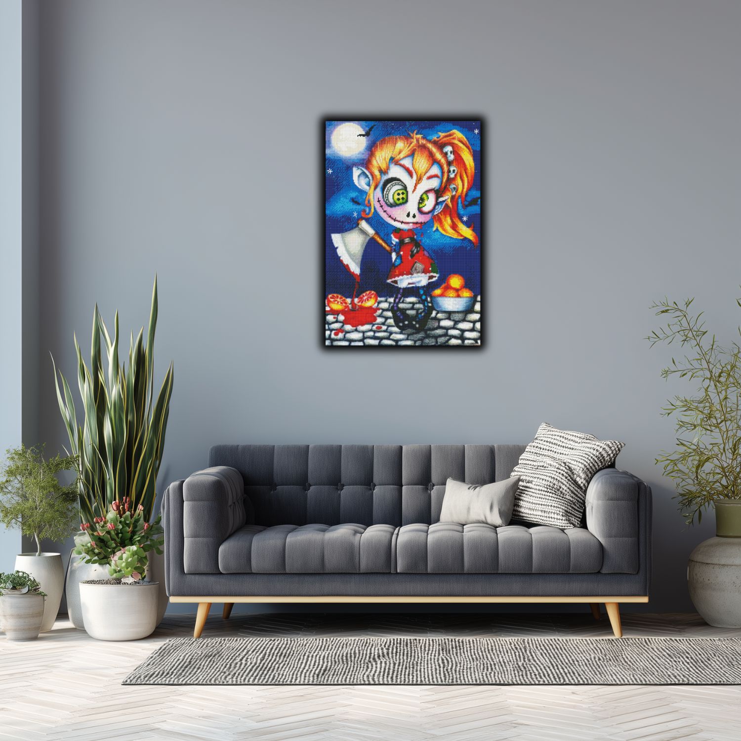 Kevin Teo’Art - Opaline - 45x65cm - Eckige Harzsteine – Bild 4