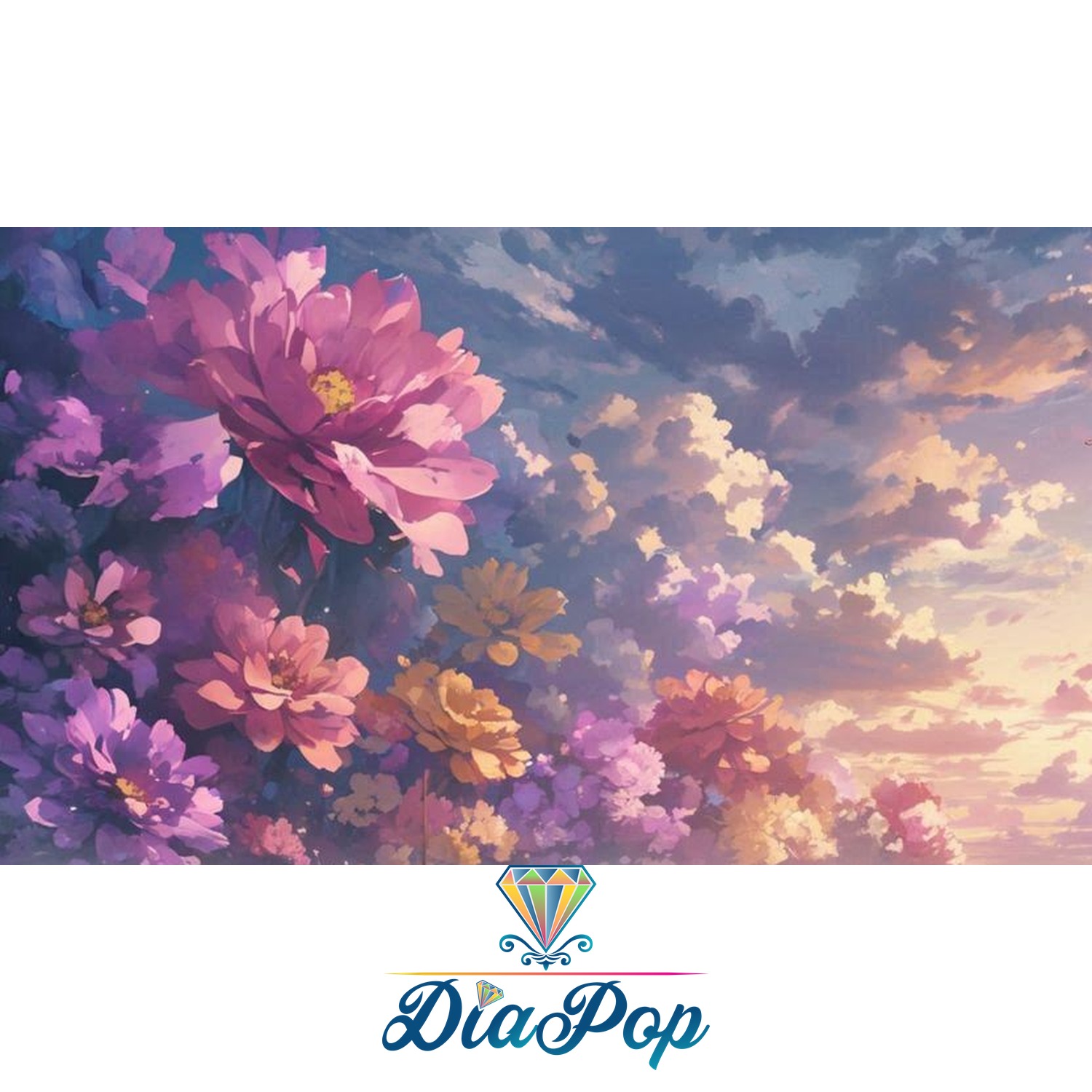 Tiki Diamonds - Blütenhimmel im Abendgold