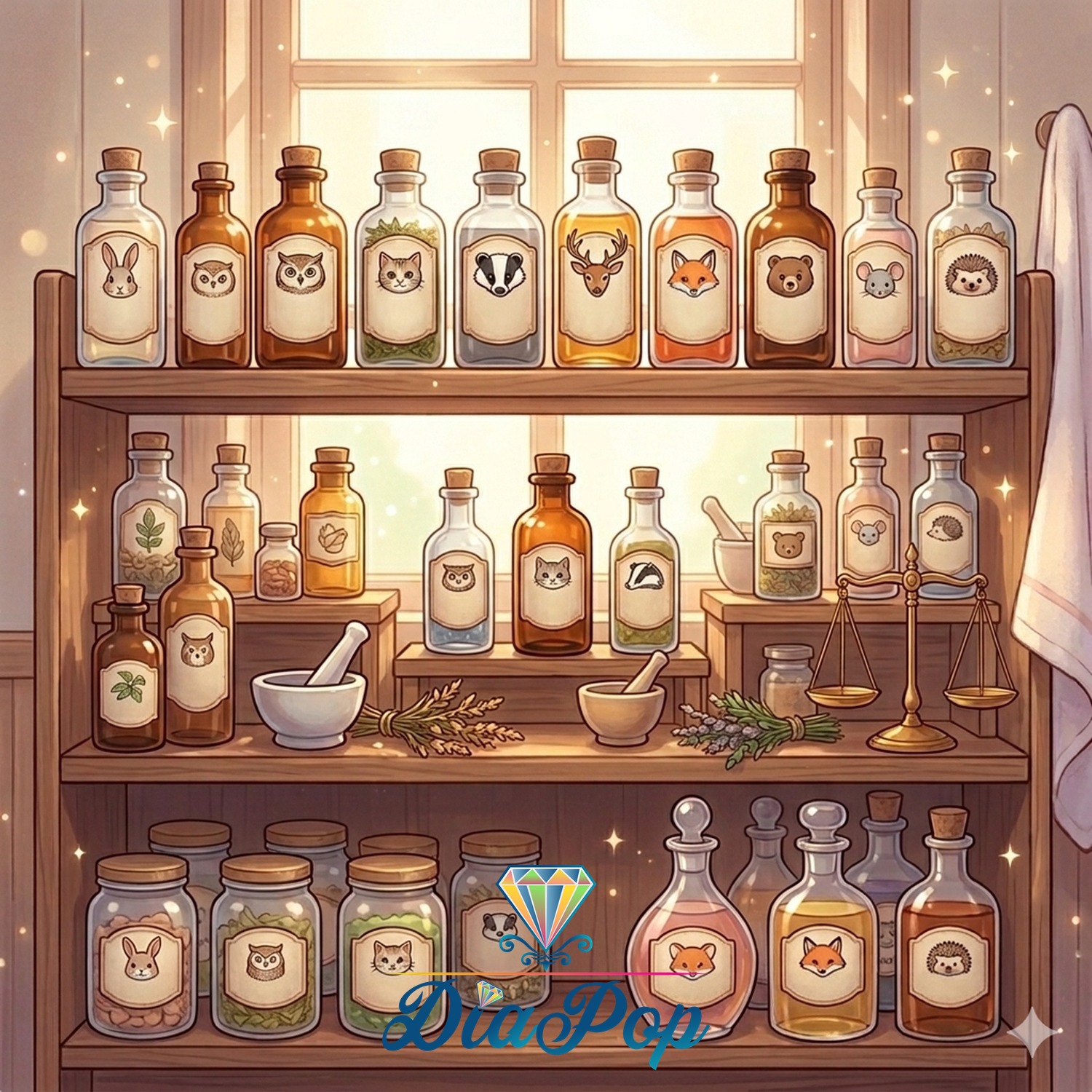 Tiki Diamonds - Flaschen voller Waldmagie