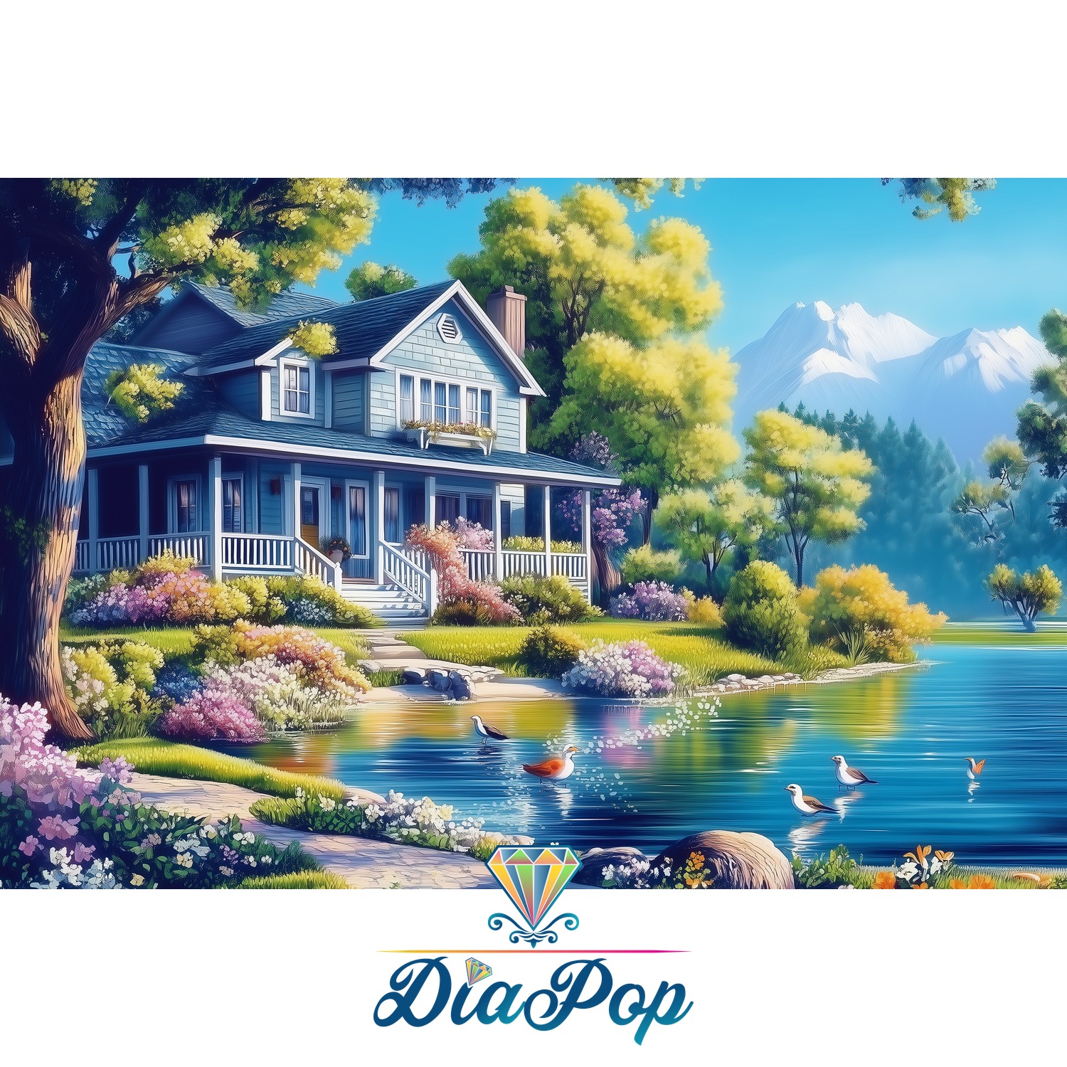 DIAPOP ai - Seenglück im Frühlingslicht