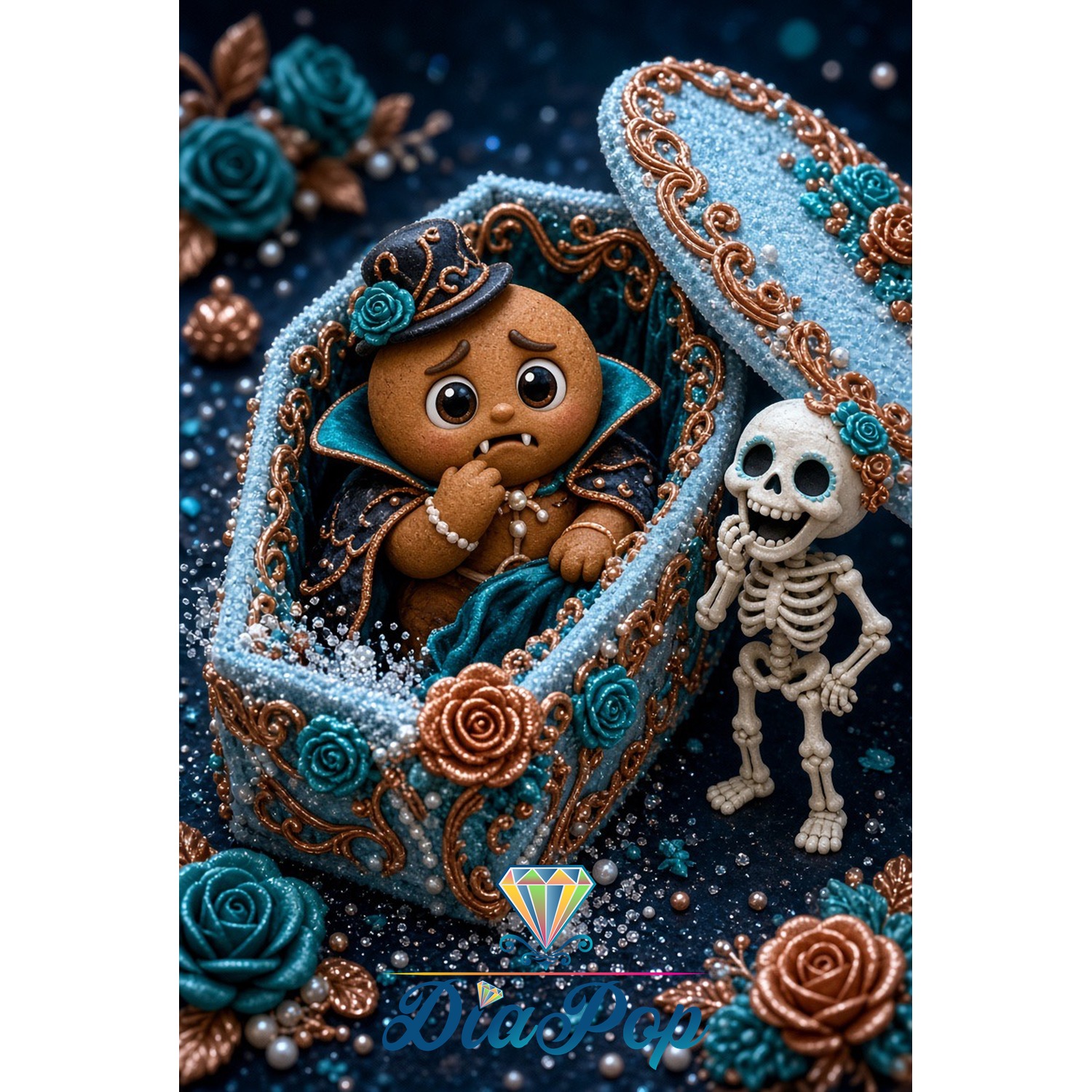 Elly A.I - Lebkuchen-Vampir im Rosensarg
