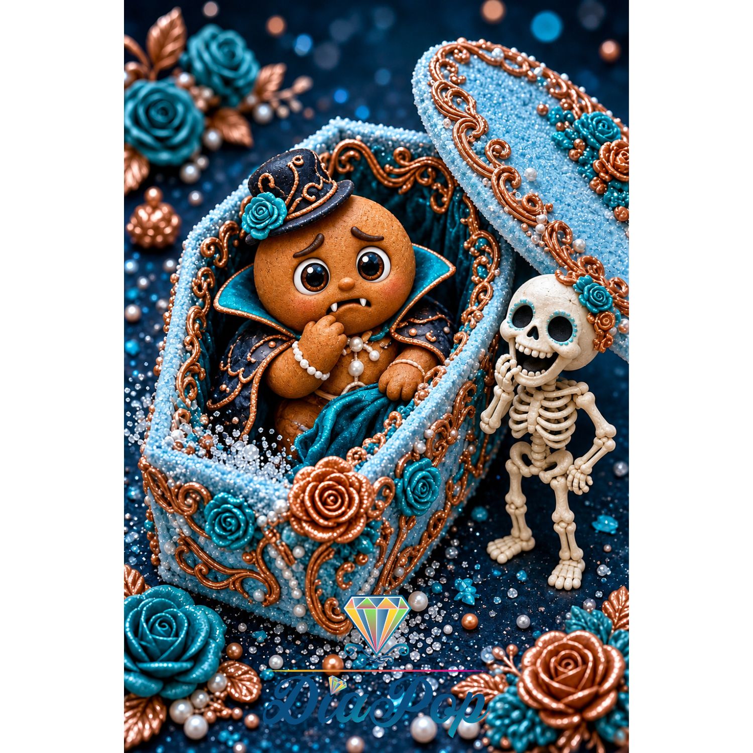 Elly A.I - Lebkuchen-Vampir im Rosensarg