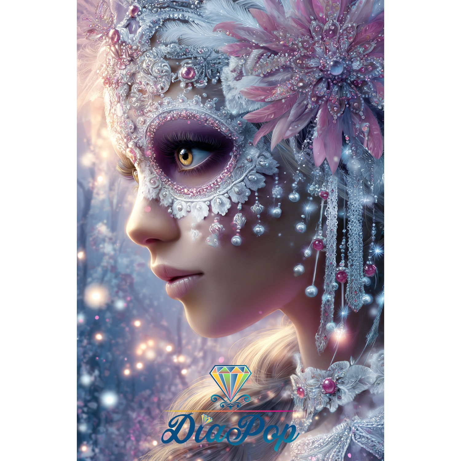 Elly A.I - Rosenmaskerade im Winterglanz