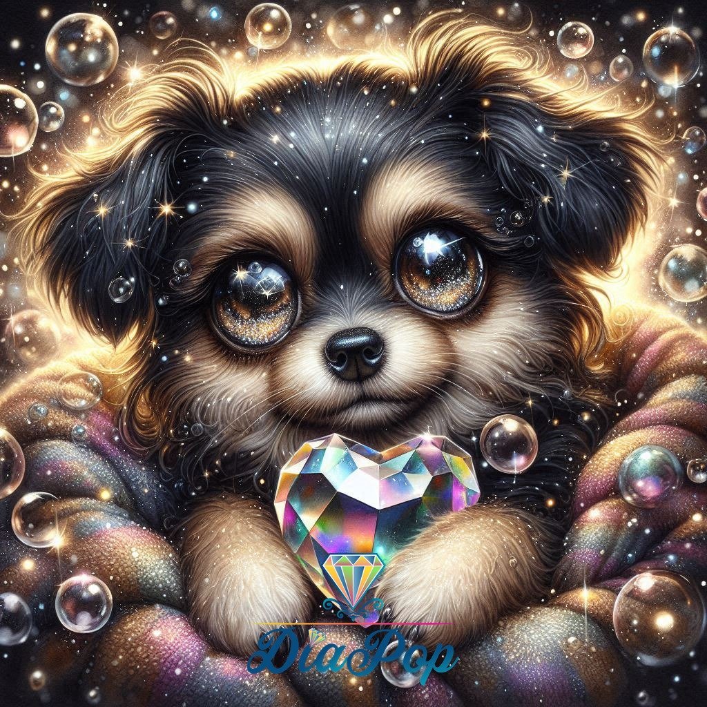 Diamond Painting - Tinkerangie - Sternenaugen und Kristallherz [Digital]
