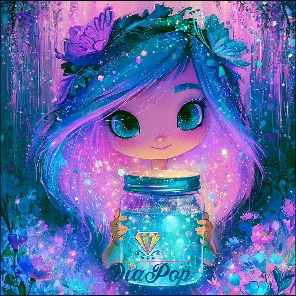 Diamond Painting - Shiny Unicorn - Funkelträume im Zauberglas [Digital]