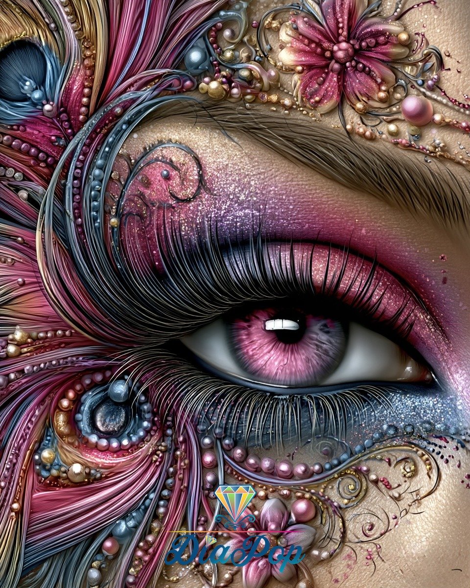 Diamond Painting - Elly_A.I - Verzaubertes Juwelenauge [Digital]