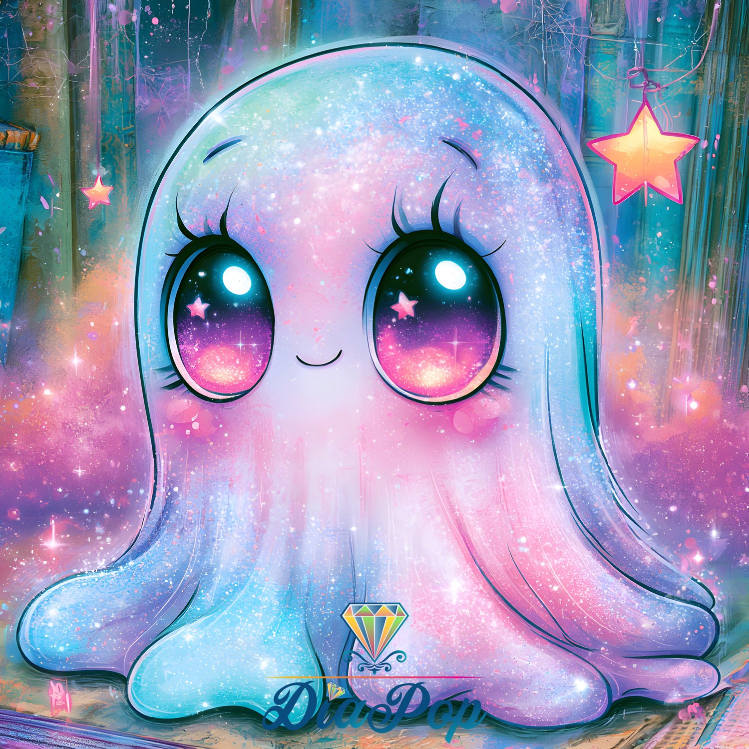 Diamond Painting - Shiny Unicorn - Sternenzauber Kuschelgeist [Digital]